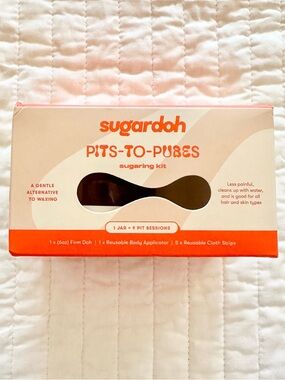 Sugardoh Natural Sugaring Kit | NIB | Hair Removal Wax | Summer Organic Washable
